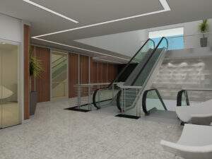 Lobby e Escada Rolante